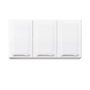 Imagem de Armário Aéreo Luce 3 Portas Ip3-105 Itatiaia Branco