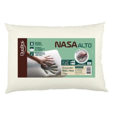 Imagem de Travesseiro NASA Alto Anatômico P/ Dormir de Lado e Costas - Duoflex