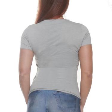 Imagem de Camiseta skull flowers bkf0105 cinza - black skull - clothing (p), P, 