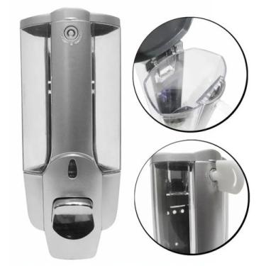 Imagem de Dispenser Sabonete Liquido Shampoo Alcool Gel Hotel Lanchonete Restaur