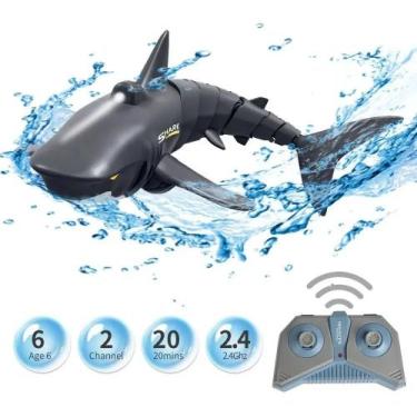 Imagem de Barco Tubarão Controle Remoto Subaquático