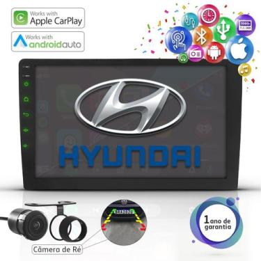Imagem de Central Multimidia 9 Pol Apple Carplay Android Auto Bt Hyundai - First