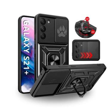 Imagem de Capa Capinha Armor Anti Choque Ring Luxo P/ Galaxy S21+ Plus - Champio