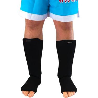 Imagem de Caneleira Elástica Artes Marciais Adulto Kaemy-K301, M