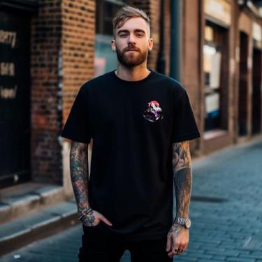 Imagem de Camiseta Masculina Japão Oriental Mosteiro Algodão Premium - Fabrica, 