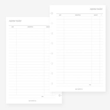 Imagem de Agenda de 8 discos com enchimento de agenda de meia letra para Levenger Circa Junior, Arc by Staples, TUL Junior 14 x 21,6 cm