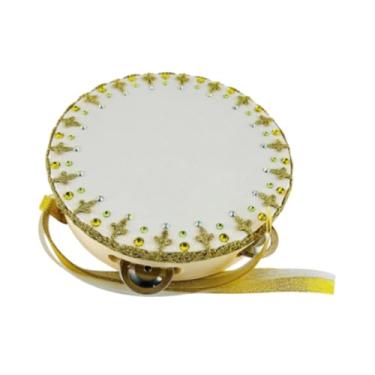 Imagem de Dynwave Pandeiro para Atividades de Dança, Instrumento Musical para Crianças, 8 Inch