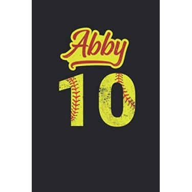 Imagem de Abby 10: Softball Dotgrid Notebook for Catcher/Pitcher Girls Training Journal at Sports, High School, College, University