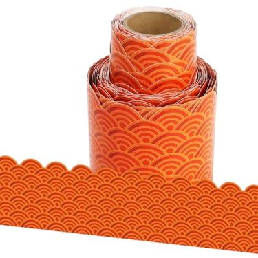 Imagem de Wonmon Rolo de borda de quadro de avisos de ano novo chinês, ano de cobra de 2025, acabamento de bordas de boletim de ano novo chinês para decoração de quadro de avisos de sala de aula de ano novo