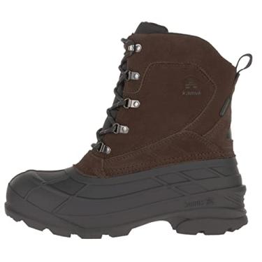 Imagem de Kamik Botas de inverno masculinas Fargo 2, Marrom escuro, 11 Wide