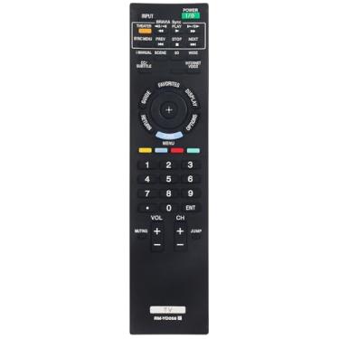 Imagem de Controle remoto de substituição para TV RM-YD056 compatível com Sony Bravia TV XBR-46HX900 KDL-55HX800 KDL-42XBR950 XBR-52HX909 KDL-40HX800 XBR-52HX900 KDL-46HX800 KDL-55HX801P XBRBRBRBR. -46HX9. 09