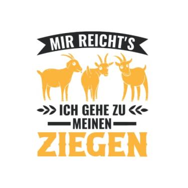 Imagem de Ziege Notizbuch: Mir reicht's Ich gehe zu meinen Ziegen / 6x9 Zoll / 120 karierte Seiten Seiten