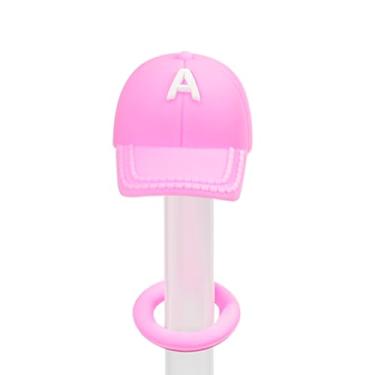 Imagem de Linda cobertura de palha de silicone para Stanley 30 e 1,134 g, tampa de palha, cobertura de palha à prova de respingos, capa de canudo reutilizável, capas de ponta de canudo de 10 mm para Stanle