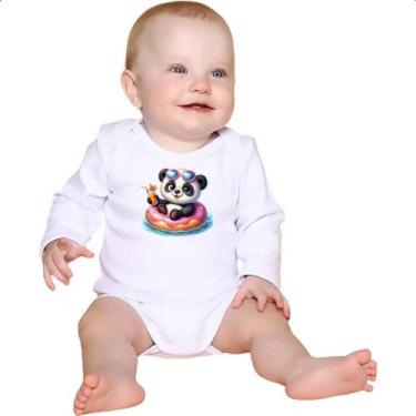 Imagem de Body intantil Panda na boia - Alearts, P
