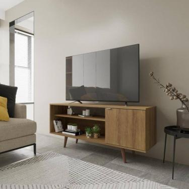 Imagem de Rack para TV até 42 Polegadas 1 Porta com Pés Palito R1486 Tecno Mobili