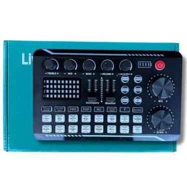 Imagem de Mixer de Som P/ Telefone Streaming Live Podcast Gravação - Live Sound 