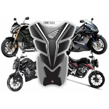Imagem de Adesivo Protetor Tanque Moto Honda Neutro H631 - Resitank