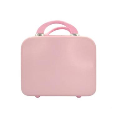 Imagem de Maleta frasqueira para viagens - com ABS reforçado - KINGLEEN, Rosa li