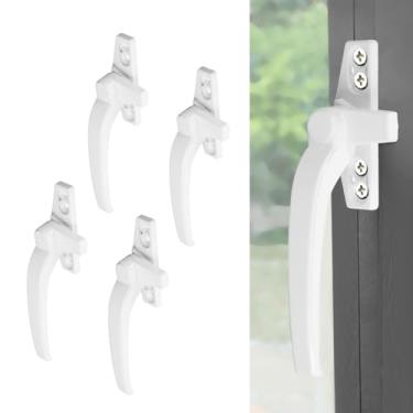 Imagem de Maçaneta de janela de liga de alumínio, maçaneta de travamento de janela de caixilho de liga de alumínio, alça de aperto para hardware de trava de segurança de caixilho de