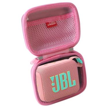 Imagem de Hermitshell Capa rígida de viagem para JBL Go 4 - Alto-falante Bluetooth ultraportátil (rosa, capa para JBL GO 4)