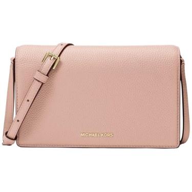 Imagem de Michael Kors Bolsa transversal Jet Set com aba média, Rosa macio, One Size