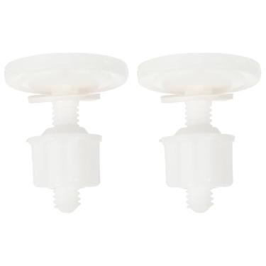 Imagem de 4 Pcs Conjunto De Parafusos De Banheiro Torneira Ferragens Para Banheiro Parafusos Universais Para Assento Sanitário Nozes De Banheiro Tampa Do Banheiro Tampa De Parafuso Branco
