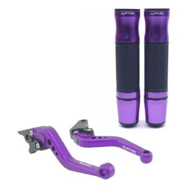 Imagem de Manete Esportiva Manopla Peso Cb600f Hornet Cbr600f Cb 600f - Stark Ra