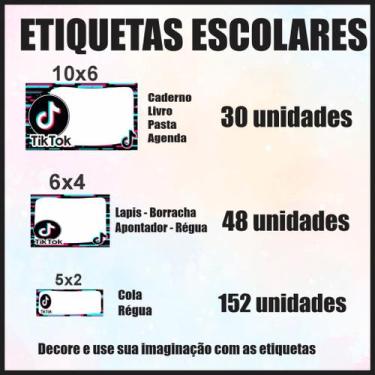 Imagem de Etiqueta Adesiva Escolar em Vinil Tema Personagem FREE FIRE - Dekal De