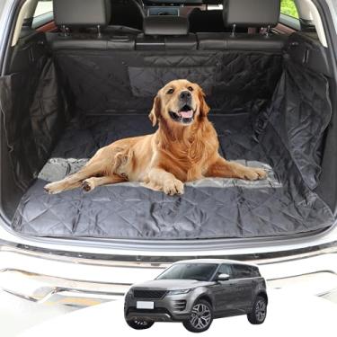 Imagem de HAPPYHORSE Forro de carga para porta-malas para cães de estimação compatível com Land Rover Evoque 2020-2025 Capa de carga impermeável e antiderrapante para assento de cachorro Capa protetora de área