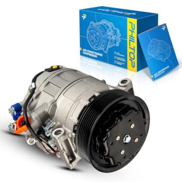 Imagem de PHILTOP Compressor de ar condicionado AC/98394 97394 para E320 2002-2006, E350 2006, E500 2003-2006, S500 2000-2001, E55 AMG 2002-2006, E4300 2002, CL55 AMG 2001 2003-2004 2006, CL500 2001