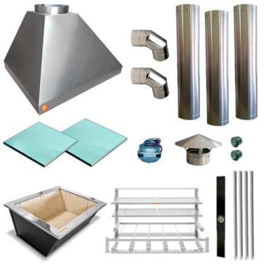 Imagem de Churrasqueira Gourmet Makeer I430 3 S Fundo C/curva 2295 G