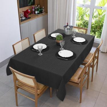 Imagem de Toalha De Mesa Quadrada 8 Lugares 2,10 x 2,10 Tecido Grosso Elegância 