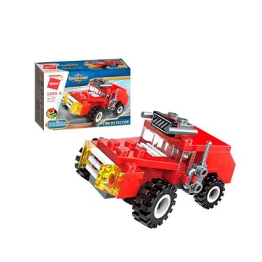 Imagem de Keepplay Bloco de Montar Jipe de Bombeiro Combat Zones Super Bombeiro