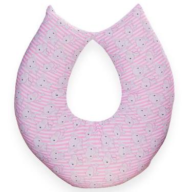 Imagem de Almofada Amamentação para Bebê Menina Sublimado - Carinha de Anjo, Ele