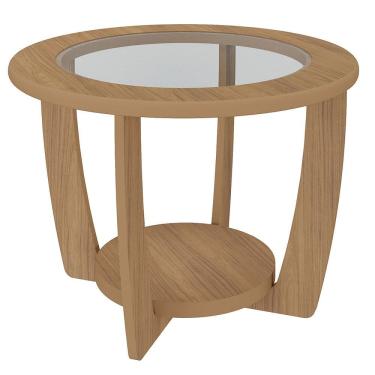 Imagem de Mesa de Centro MDF 60 cm Sala de Estar 4575 Carvalho ARLY