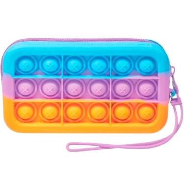 Imagem de Estojo / necessaire de silicone Poosh pop it Colors dac