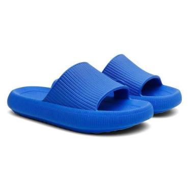 Imagem de Chinelo Nuvem Feminino Slide Conforto Moderno - Valentina K, 37, Azul