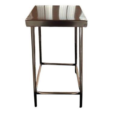 Imagem de Banqueta Em Aço Inox - 45cm - Cozinca, Inox