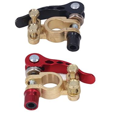 Imagem de Conector do Terminal da Bateria do Carro Grampos Negativos Positivos para Desmontagem Rápida da Bateria do Carro