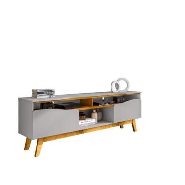 Imagem de Rack Ilhabela Para Tv de 75" Off-White/Naturalle - Bechara