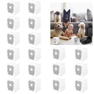 Imagem de INSPACK Pacote com 18 sacos de aspirador de pó brancos