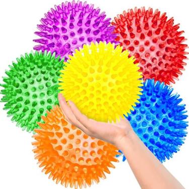 Imagem de Brinquedo para cães SHARLOVY Squeaky Ball de 9 cm para mastigadores ag