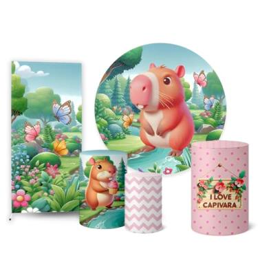 Imagem de Trio Capas Cilindro + Painel Redondo + Lateral Capivara (K2CAA0005)