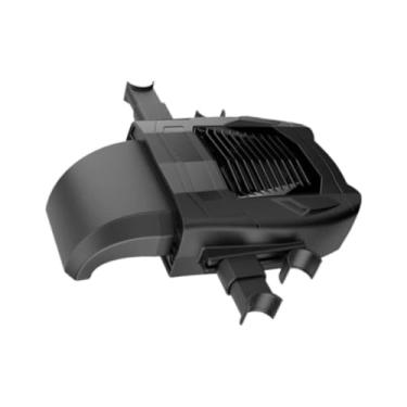 Imagem de Ioensy Ventilador de resfriamento do banco traseiro do carro USB com 3 velocidades 19x11x5cm para o banco de motorista ou passageiro instalar facilmente, Preto