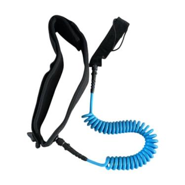 Imagem de Deevoka Surf Board Leashing Surfing Leash Premium, Fique, corda telescópica da cintura da placa de surf, tornozelo, Azul