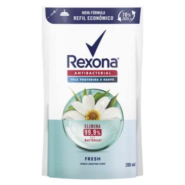Imagem de Rexona Sabonete Líquido Antibacterial Fresh 200Ml Refil Branco