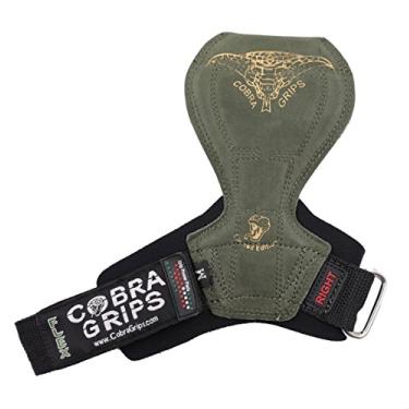 Imagem de Luvas de levantamento de peso modelo flexível Cobra Grips 2018, alças resistentes, ganchos alternativos para levantamento de peso, ideal para levantamento terra com suporte acolchoado para musculação