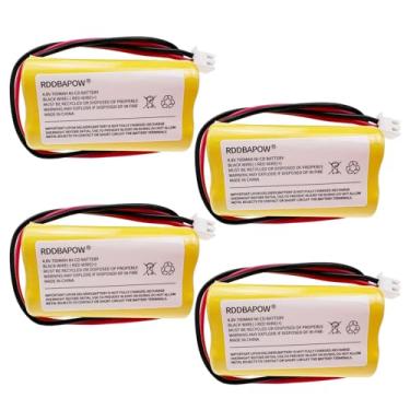 Imagem de RDDBAPOW 4,8V 700mAh BL93NC487 Ni-CD sinal de saída bateria de luz de emergência para Emergi-Lite BAA-48R BAA48R, OSI OSA-126 OSA126 BL93NC484 BL93NC485 Interstate NIC0186 (4x4.8v 700mAh ni-cd Bateria