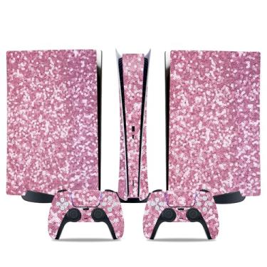 Imagem de Decal Skin for Ps5 Digital, Whole Body Vinyl Sticker Cover for PlayStation 5 Digital Console and Controlle (Light Pink, PS5 Digital)