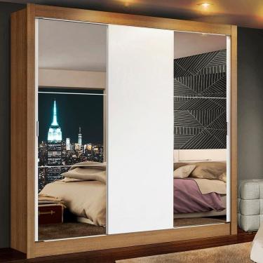 Imagem de Guarda-roupa Casal Lyon 3 Portas de Correr Madesa